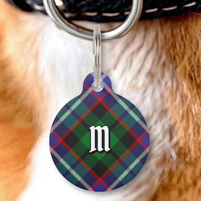 Clan Russell Tartan Huisdierpenning (Creator heeft geüpload)
