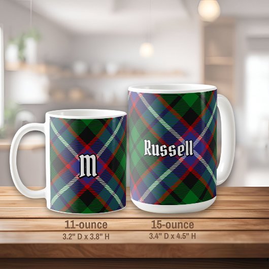 Clan Russell Tartan Koffiemok