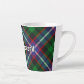 Clan Russell Tartan Latte Mok (Rechts)