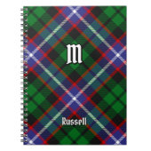 Clan Russell Tartan Notitieboek (Voorkant)