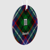 Clan Russell Tartan Ornament (voorkant)