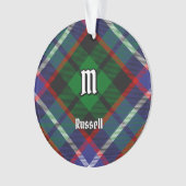 Clan Russell Tartan Ornament (voorkant)