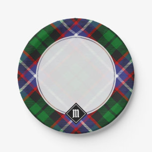 Clan Russell Tartan Papieren Bordje