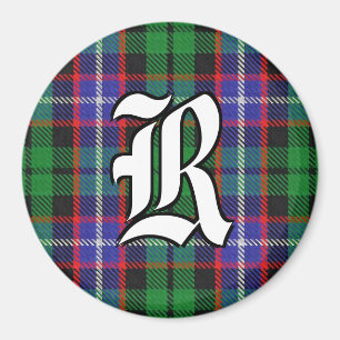 Clan Russell Tartan Pset Accents Magneet