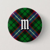 Clan Russell Tartan Ronde Button 5,7 Cm (Voorkant)