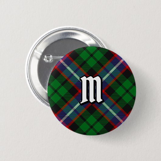 Clan Russell Tartan Ronde Button 5,7 Cm (Voorkant /achterkant)