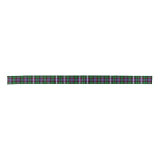 Clan Russell Tartan Satijnen Lint (Voorkant)