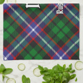 Clan Russell Tartan Theedoek (Gevouwen)