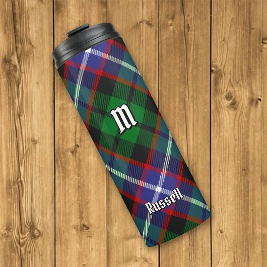 Clan Russell Tartan Thermosbeker
