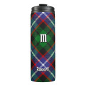 Clan Russell Tartan Thermosbeker (Voorkant)
