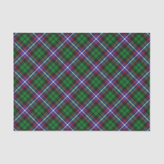 Clan Russell Tartan Tissuepapier (Voorkant)
