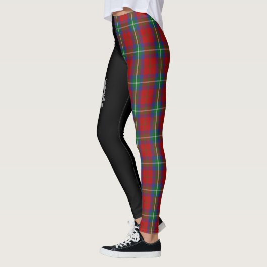 Clan Ruthven Crest & Tartan Leggings (Links)