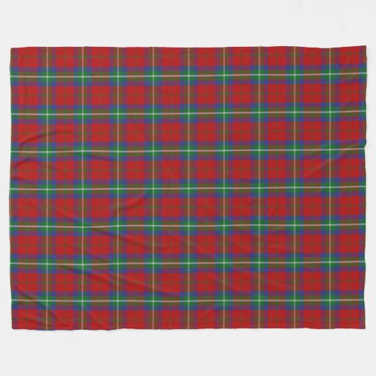 Clan Ruthven Tartan Fleece Deken (Voorkant (Horizontaal))