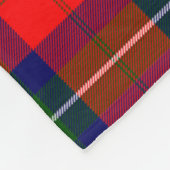 Clan Ruthven Tartan Pset Fleece Deken (Hoek)