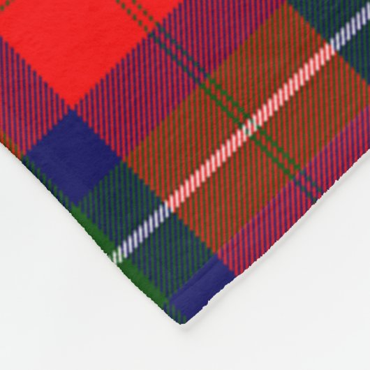 Clan Ruthven Tartan Pset Fleece Deken (Hoek)