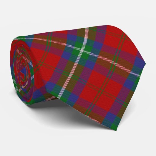Clan Ruthven Tartan Stropdas (Opgerold)