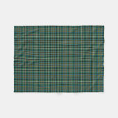 Clan Scott Ancient Tartan Green Scottish Pset Fleece Deken (Voorkant (Horizontaal))