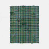 Clan Scott Ancient Tartan Green Scottish Pset Fleece Deken (Voorkant)