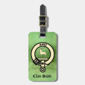 Clan Scott Crest Badge Bagagelabel (Voorkant verticaal)