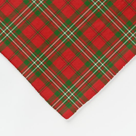 Clan Scott Crest Badge en Tartan Fleece Deken (Hoek)