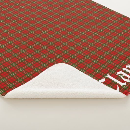 Clan Scott Crest Badge en Tartan Sherpa Deken (3/4)