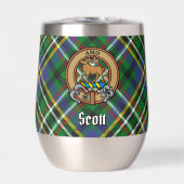 Clan Scott Crest over Green Tartan (Voorkant)