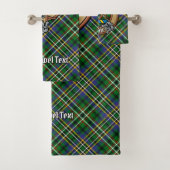 Clan Scott Crest over Green Tartan Bad Handdoek (Insitu)