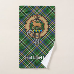 Clan Scott Crest over Green Tartan Bad Handdoek