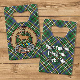 Clan Scott Crest over Green Tartan Creditkaart Flessenopener