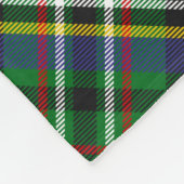 Clan Scott Crest over Green Tartan Fleece Deken (Hoek)