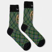 Clan Scott Crest over Green Tartan Socks Sokken (Rechts)