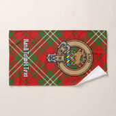 Clan Scott Crest over Red Tartan Bad Handdoek (Handdoek)