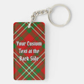 Clan Scott Crest over Red Tartan Sleutelhanger (achterkant)