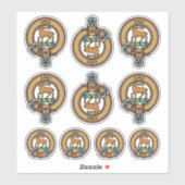 Clan Scott Crest Sticker Set (Vel)