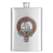 Clan Scott Crest & Tartan Flask Flacon (Voorkant)