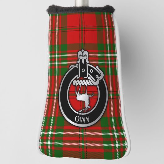 Clan Scott Crest & Tartan Golf Head Hoesje Golfheadcover (Draai 90)