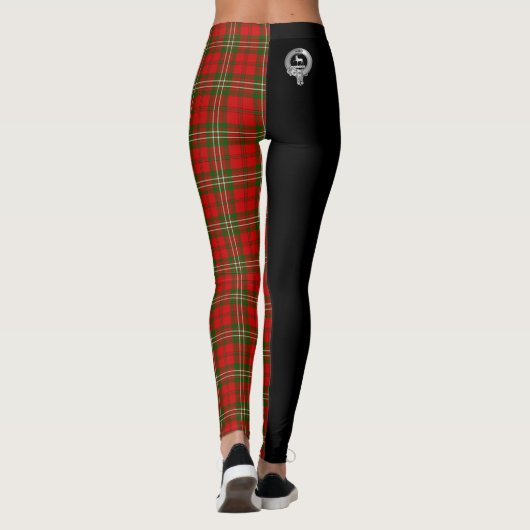 Clan Scott Crest & Tartan Leggings (Achterkant)