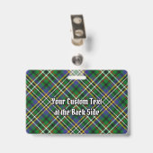 Clan Scott Green Tartan Badge (Achterkant met clip)