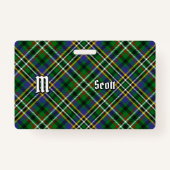Clan Scott Green Tartan Badge (Voorkant)