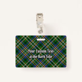 Clan Scott Green Tartan Badge (Achterkant met clip)