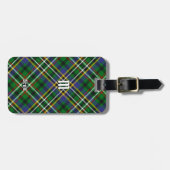 Clan Scott Green Tartan Bagagelabel (Voorkant horizontaal)