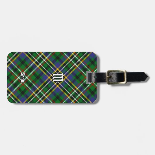 Clan Scott Green Tartan Bagagelabel (Voorkant horizontaal)