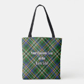 Clan Scott Green Tartan Canvas tas (Achterkant)
