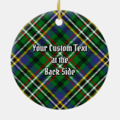 Clan Scott Green Tartan Ceramic Ornament (Achterkant)