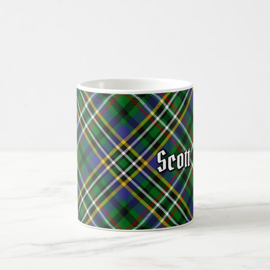 Clan Scott Green Tartan Coffee Mok (Center)