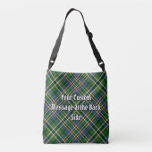 Clan Scott Green Tartan Crossbody Tas (Achterkant)