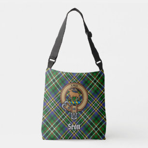 Clan Scott Green Tartan Crossbody Tas