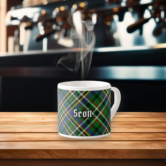 Clan Scott Green Tartan Espresso Espresso Kop