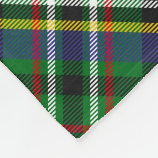 Clan Scott Green Tartan Fleece Blanket (Hoek)