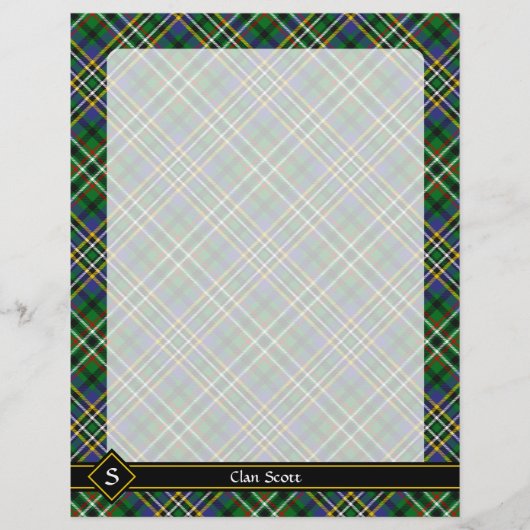 Clan Scott Green Tartan Flyer (Voorkant)